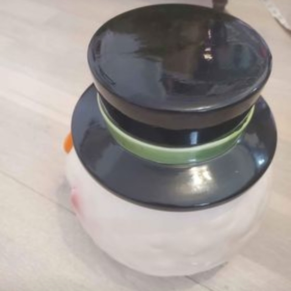 Snowman Head Cookie Jar - Picture 8 of 8